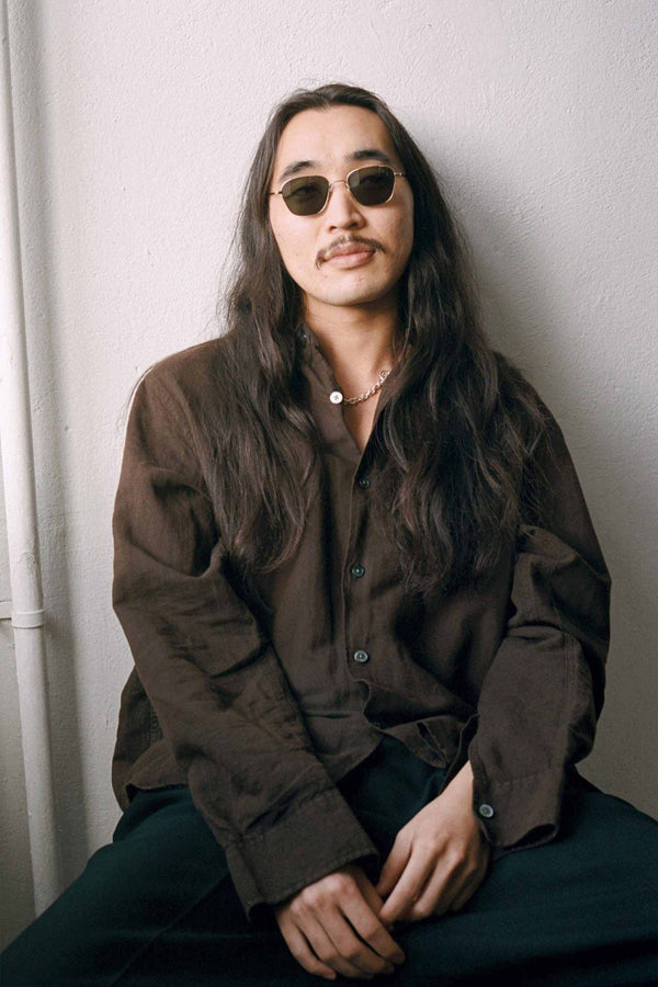 Otis / Gold Metal & Green Solid Lens - Shade Files